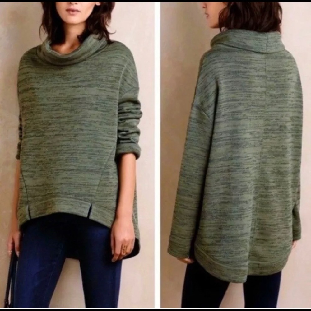 Anthro Saturday Sunday Cowl Neck Hi-Lo Sweater (S)